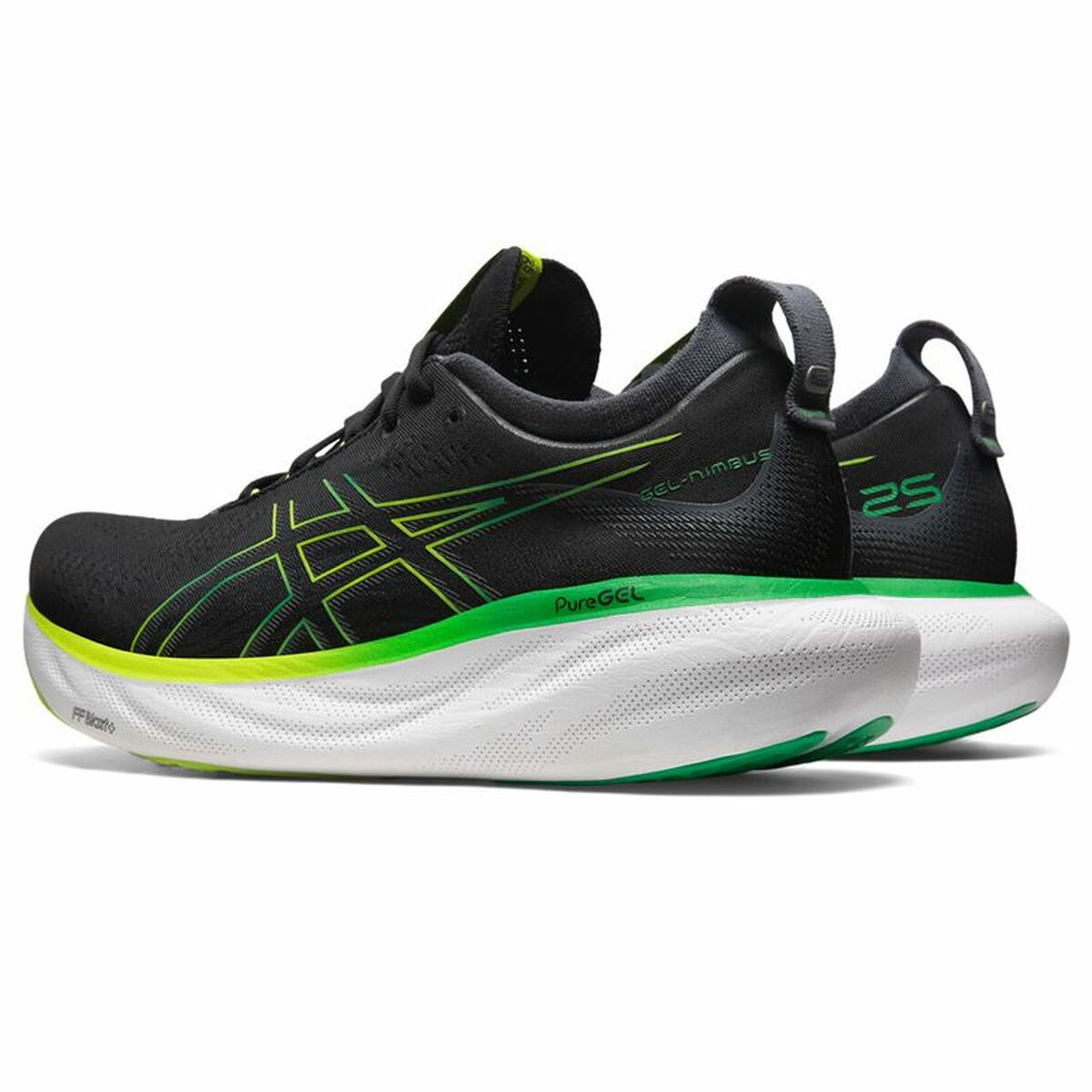Hardloopschoenen voor Volwassenen Asics Gel-Nimbus 25 Zwart Uniseks
