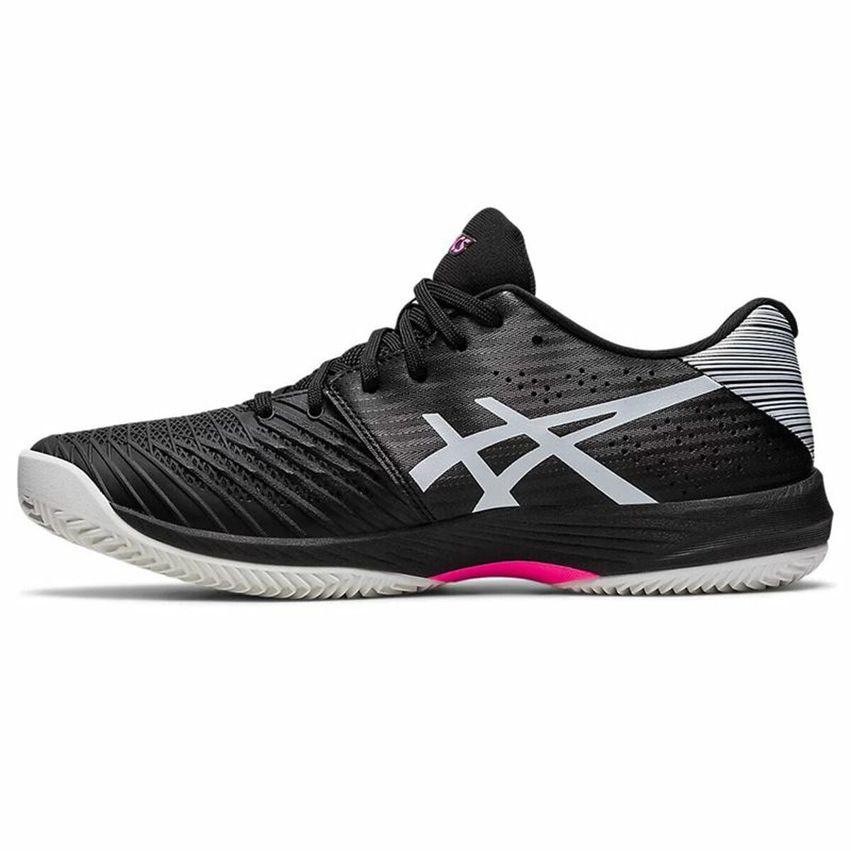 Heren Tennisschoenen Asics Solution Swift FF Clay Zwart Mannen