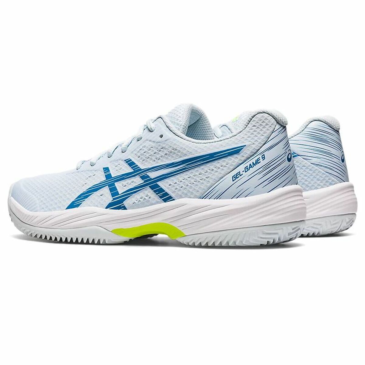 Dames Tennisschoenen Asics Gel-Game 9 Clay/OC Vrouw Wit