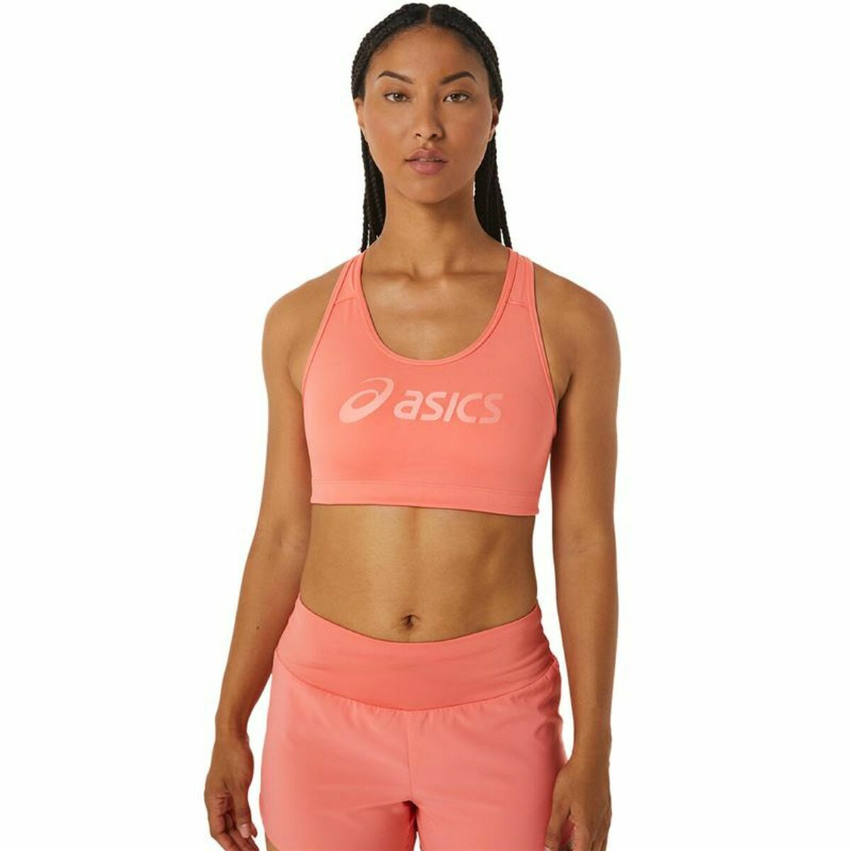 Sportbeha Asics Core Logo Roze