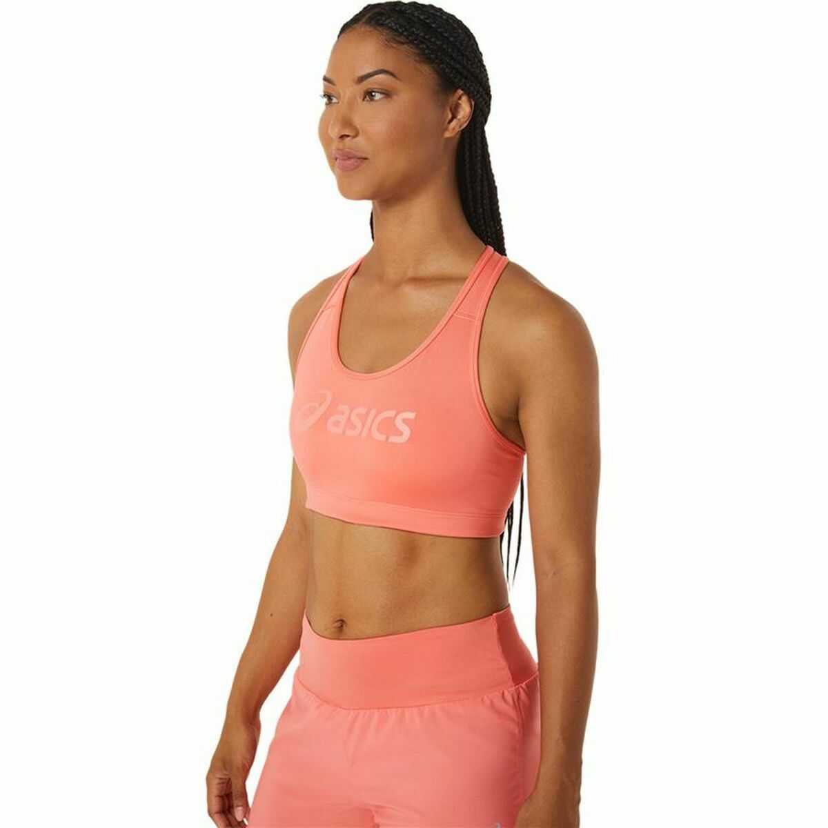 Sportbeha Asics Core Logo Roze