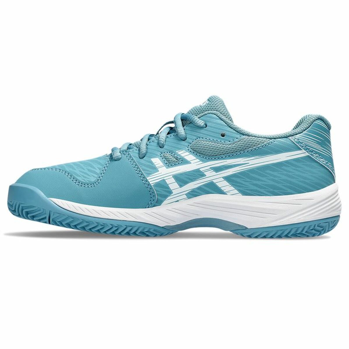 Kinder Tennisschoenen Asics Gel-Game 9 Gs Clay/ Licht Blauw