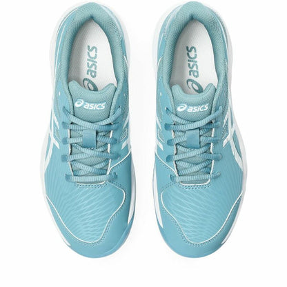 Kinder Tennisschoenen Asics Gel-Game 9 Gs Clay/ Licht Blauw
