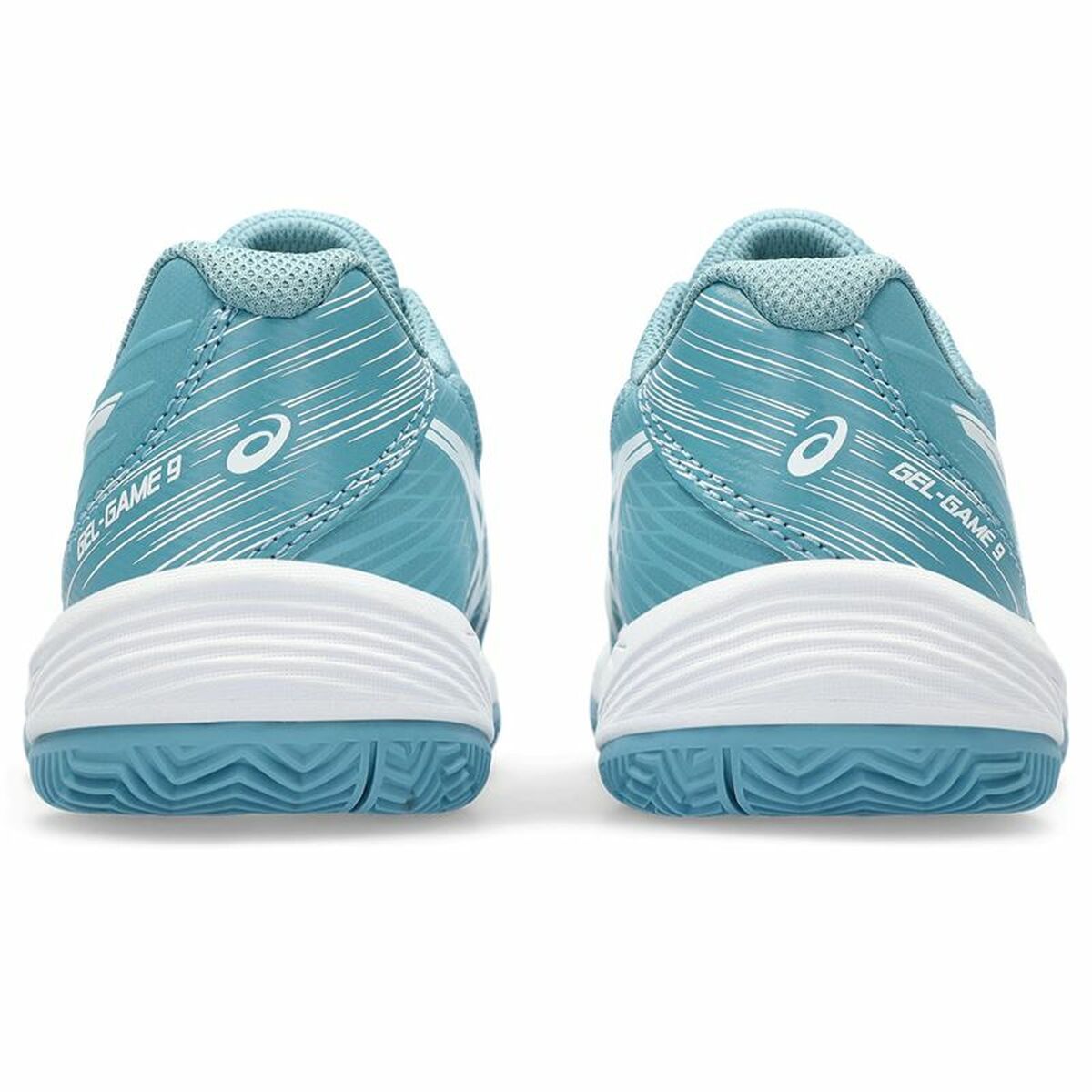 Kinder Tennisschoenen Asics Gel-Game 9 Gs Clay/ Licht Blauw