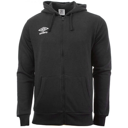 Herenhoodie Umbro THROUGH SMALL LOGO Zwart