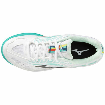 Dames Tennisschoenen Mizuno Break Shot 3 CC Wit