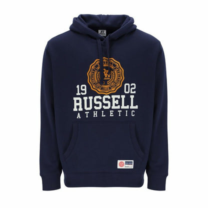 Herenhoodie Russell Athletic Ath 1902 Marineblauw