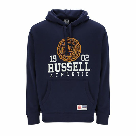 Herenhoodie Russell Athletic Ath 1902 Marineblauw