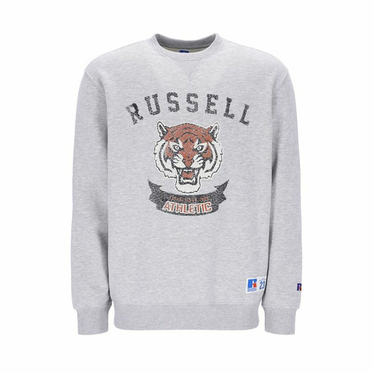 Herensweater zonder Capuchon Russell Athletic Honus Lichtgrijs