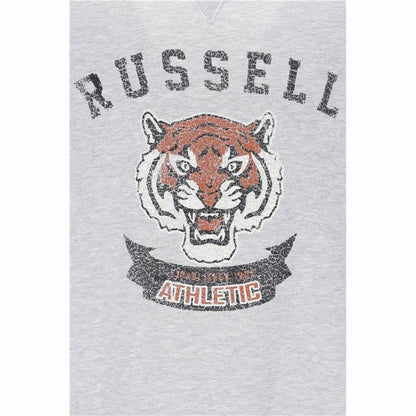 Herensweater zonder Capuchon Russell Athletic Honus Lichtgrijs