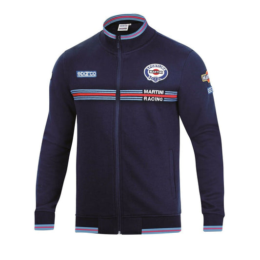 Herensweater zonder Capuchon Sparco MARTINI RACING Maat L Marineblauw