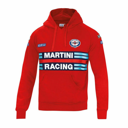 Herenhoodie Sparco MARTINI RACING Rood Maat M