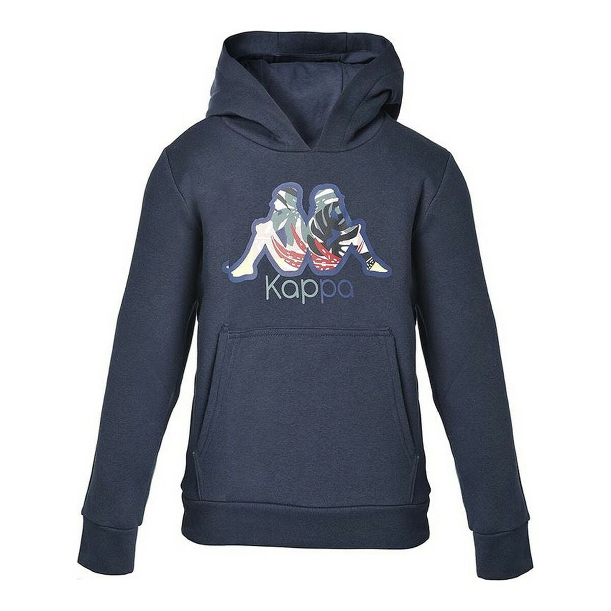 Kinderhoodie Kappa Cache Donkerblauw