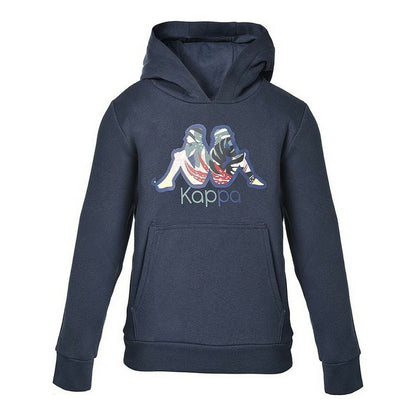 Kinderhoodie Kappa Cache Donkerblauw