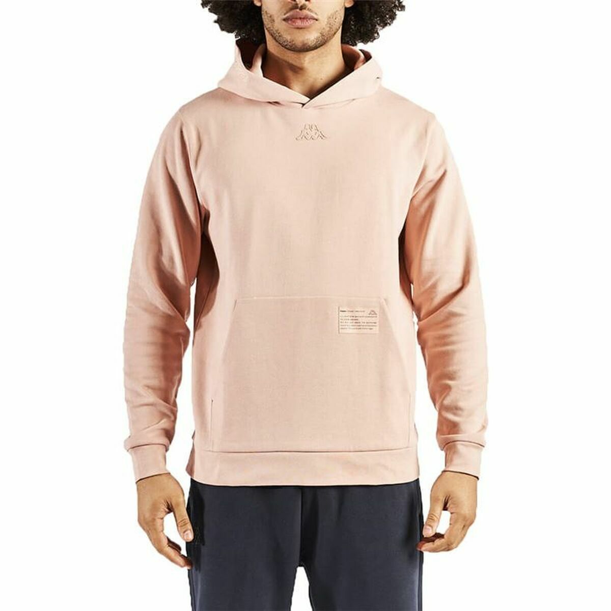 Herenhoodie Kappa Roze