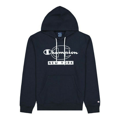 Herensweater zonder Capuchon Champion New York Graphic Print Donkerblauw