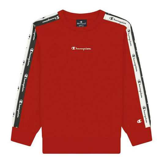 Kindersweater Champion Crewneck Logo Rood