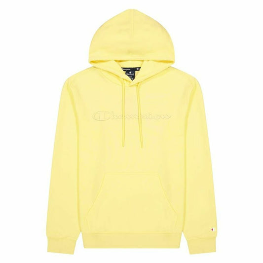 Hoodie Champion Script Logo Hoodie M Geel
