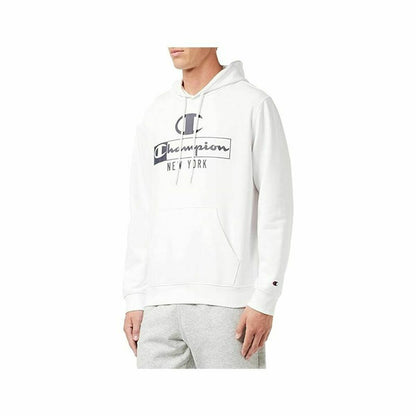 Herenhoodie Champion New York Wit
