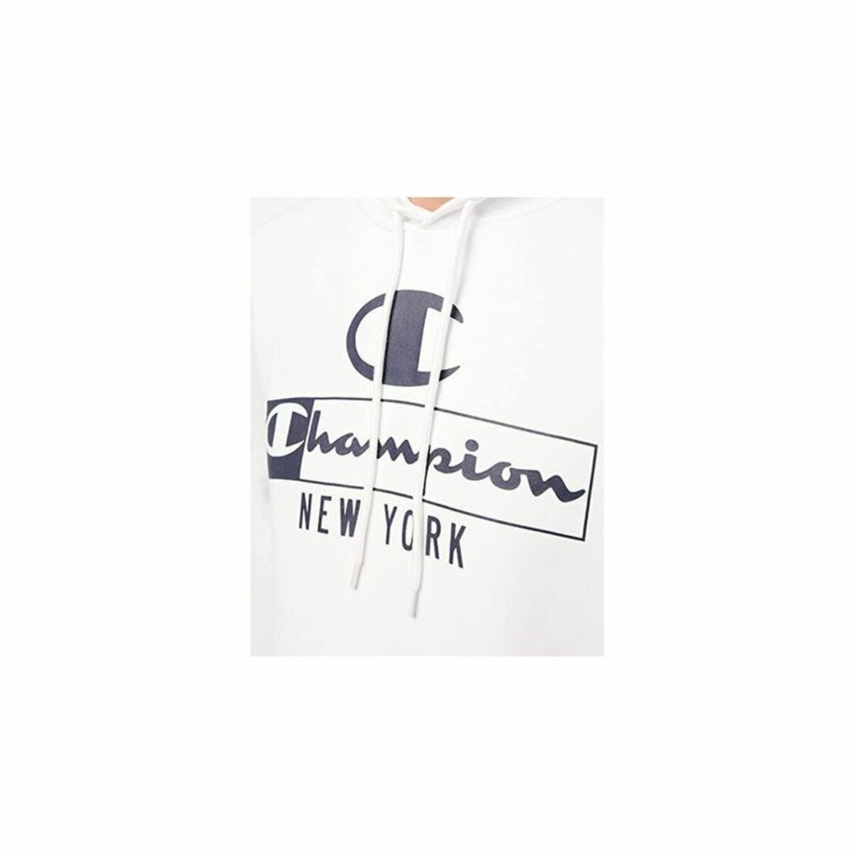 Herenhoodie Champion New York Wit