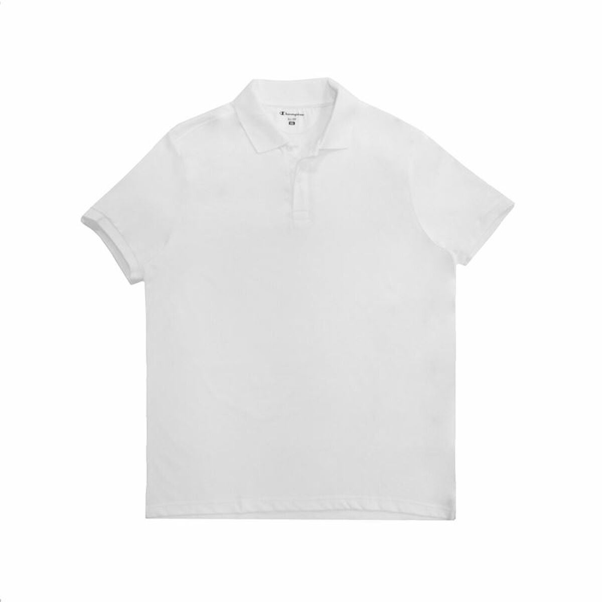 Herenpolo met Korte Mouwen Champion Sportswear Wit