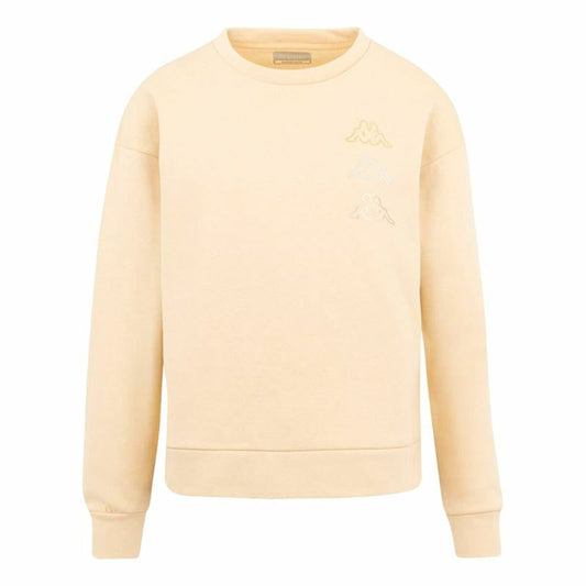 Uniseks Sweater zonder Capuchon Kappa Kifoli Beige