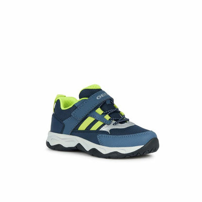 Casual Kindersneakers Geox Calco Blauw