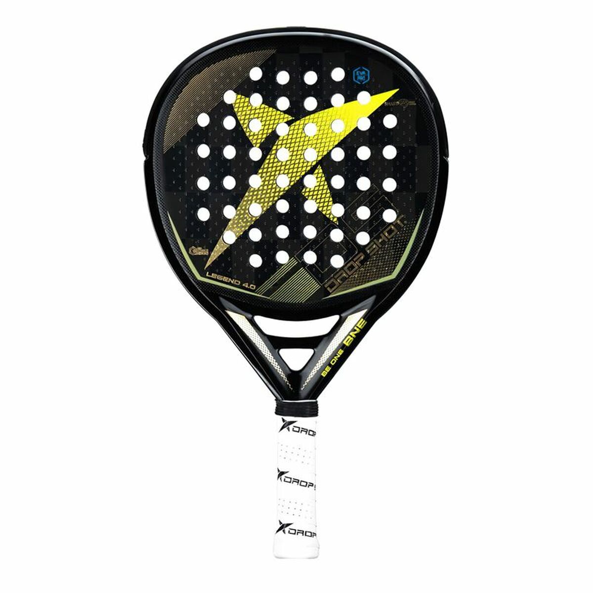 Padel Racket Drop Shot Legend 4.0 Zwart