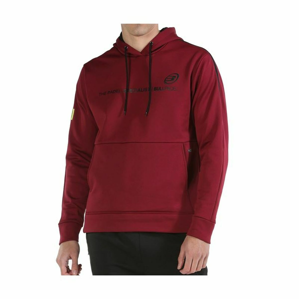 Dameshoodie Bullpadel Lipis Donkerrood