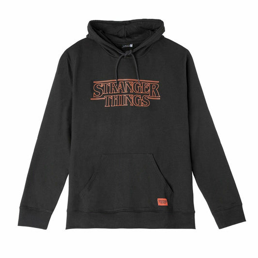 Uniseks Hoodie Stranger Things Zwart