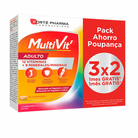 Voedingssupplement Forté Pharma Multivit (84 Stuks)