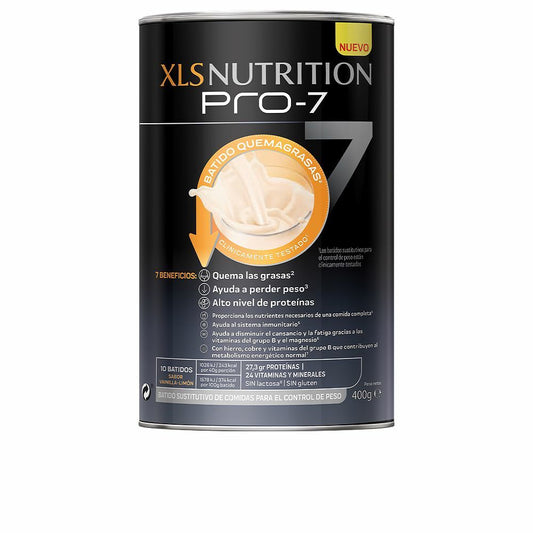Shake XLS Nutrition PRO-7 Vetverbrandend Citroen Vanille 400 g