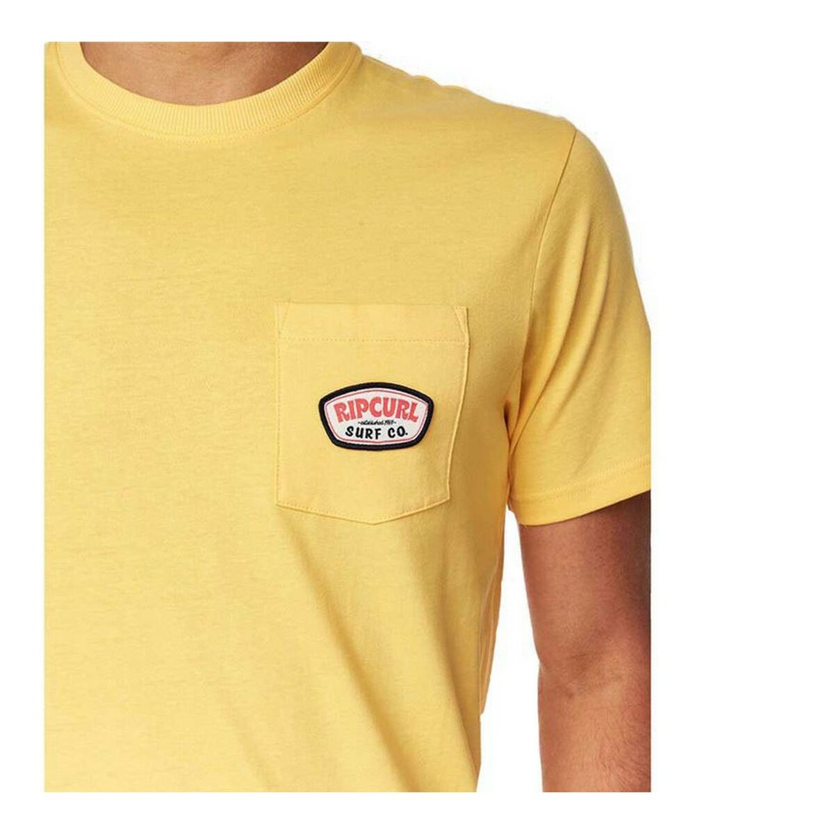 Heren-T-Shirt met Korte Mouwen Rip Curl Badge M