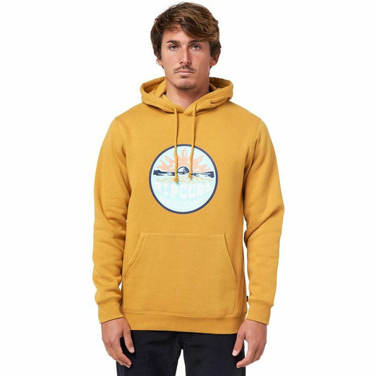 Herenhoodie Rip Curl Down The Line Gouden