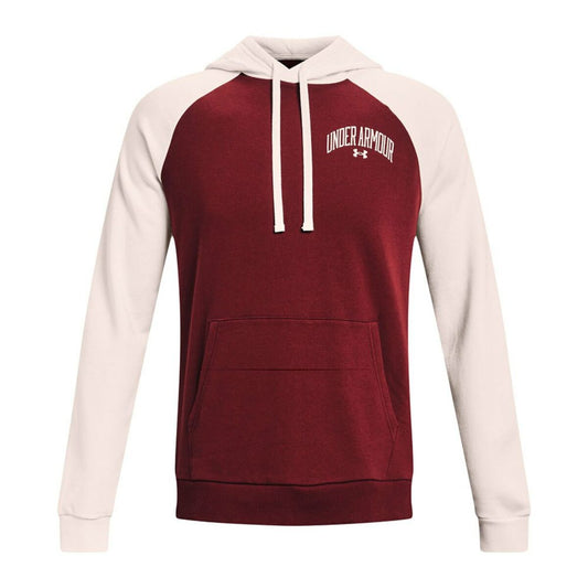 Herenhoodie Under Armour Donkerrood